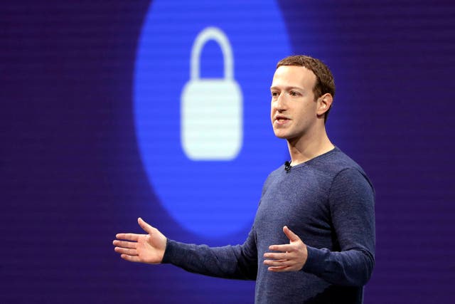 Facebook, whose CEO Mark Zuckerberg is pictured in 2018, said the leaked user data was from 2019