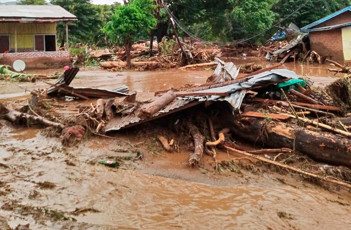 Indonesia landslides, floods kill 55 people; dozens missing