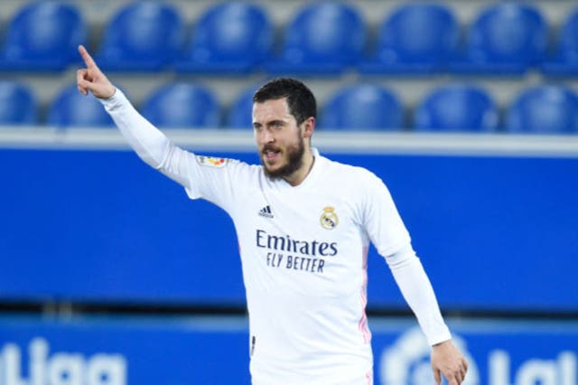 <p>Hazard could be set to feature for Real Madrid on Tuesday</p>