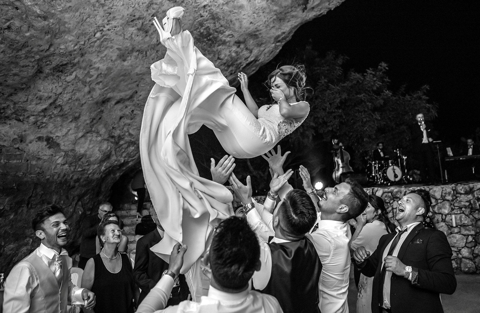 Sicilian photographer Giuseppe Correnti won the Wedding category with a photograph that perfectly captured the joy of a wedding