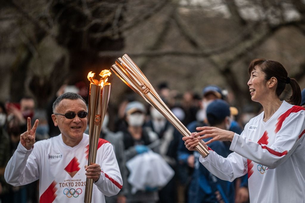 The Olympic torch relay is well underway in Japan