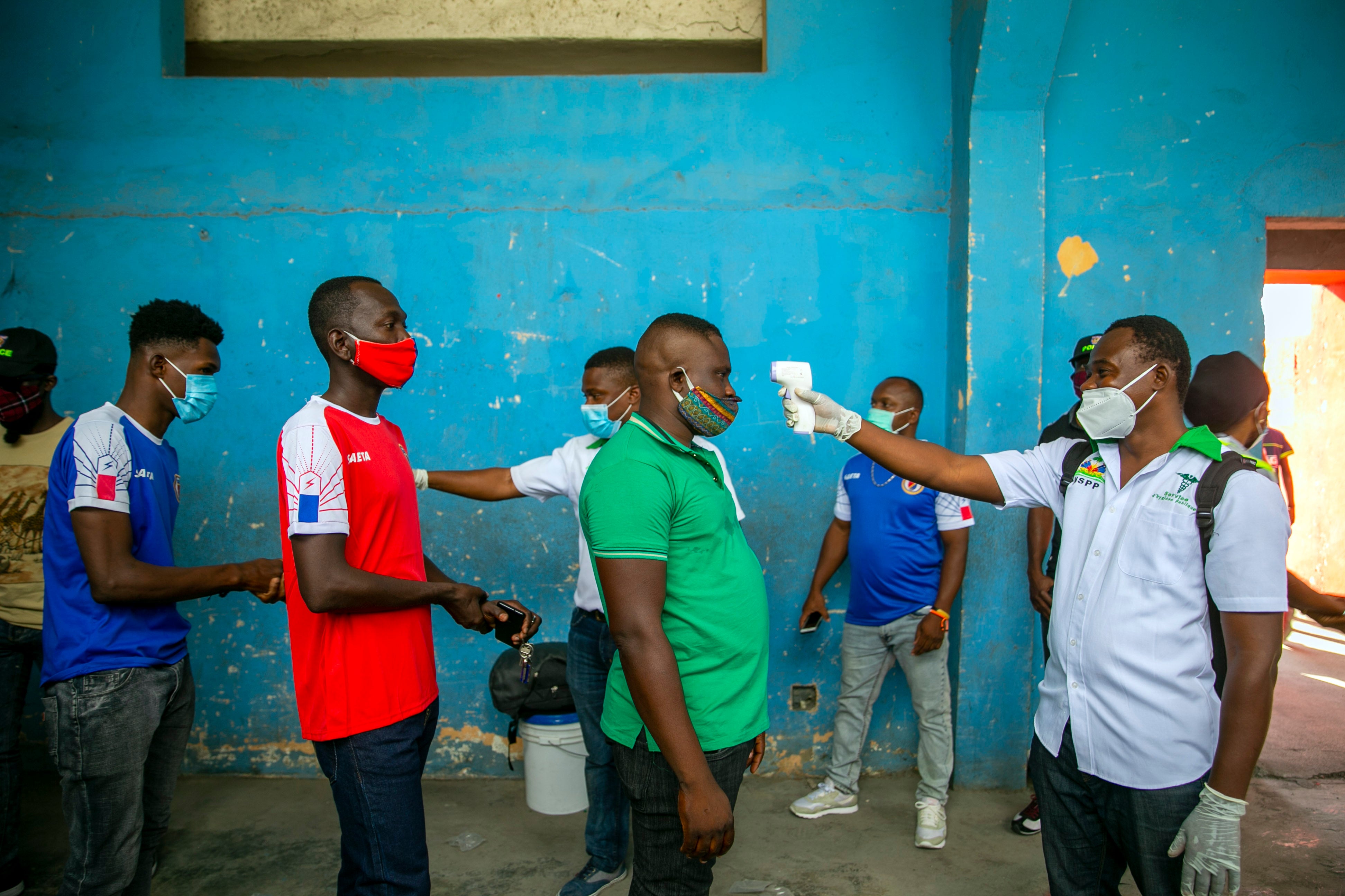 Virus Outbreak Haiti Soccer
