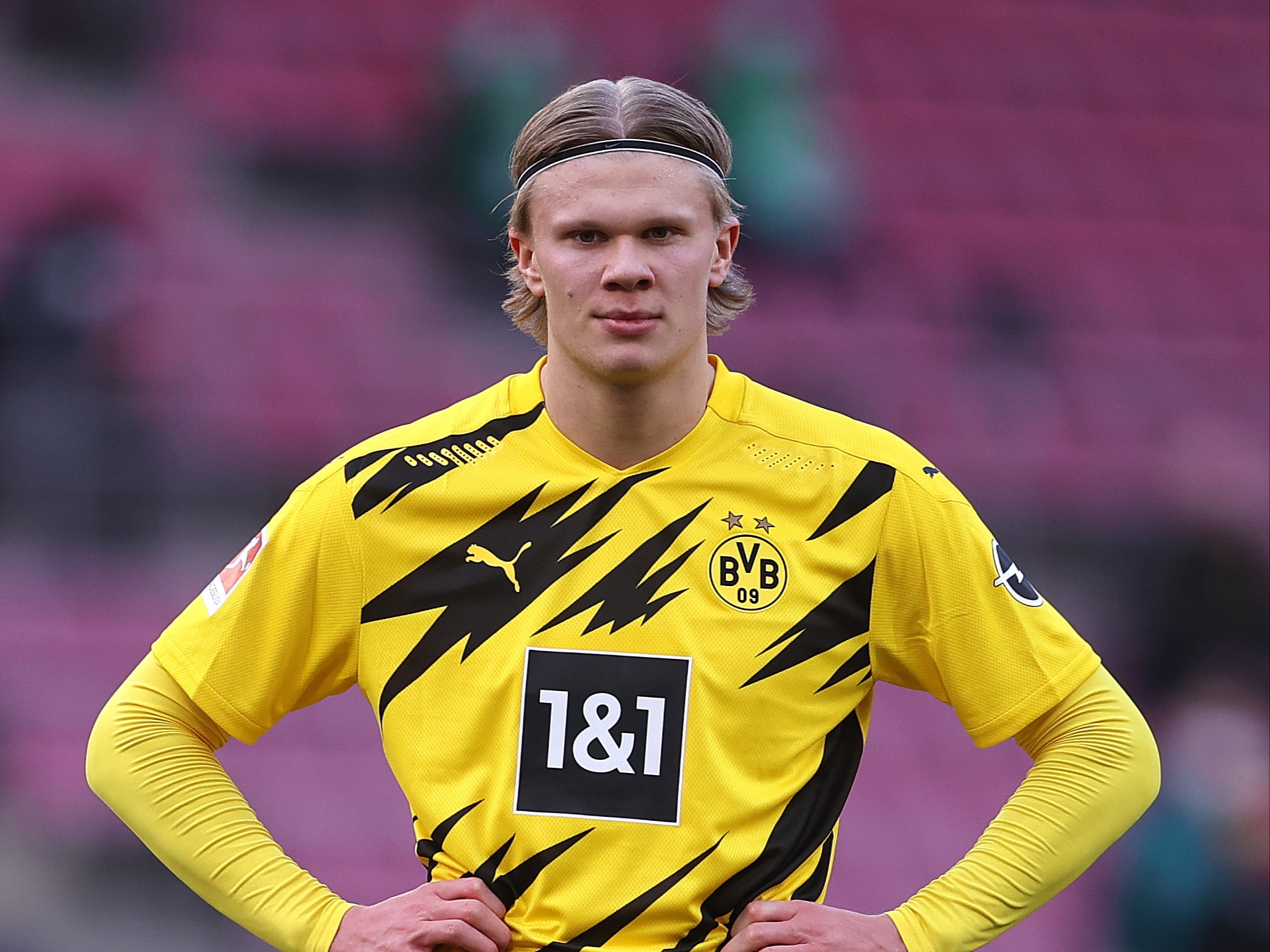 Borussia Dortmund striker Erling Haaland