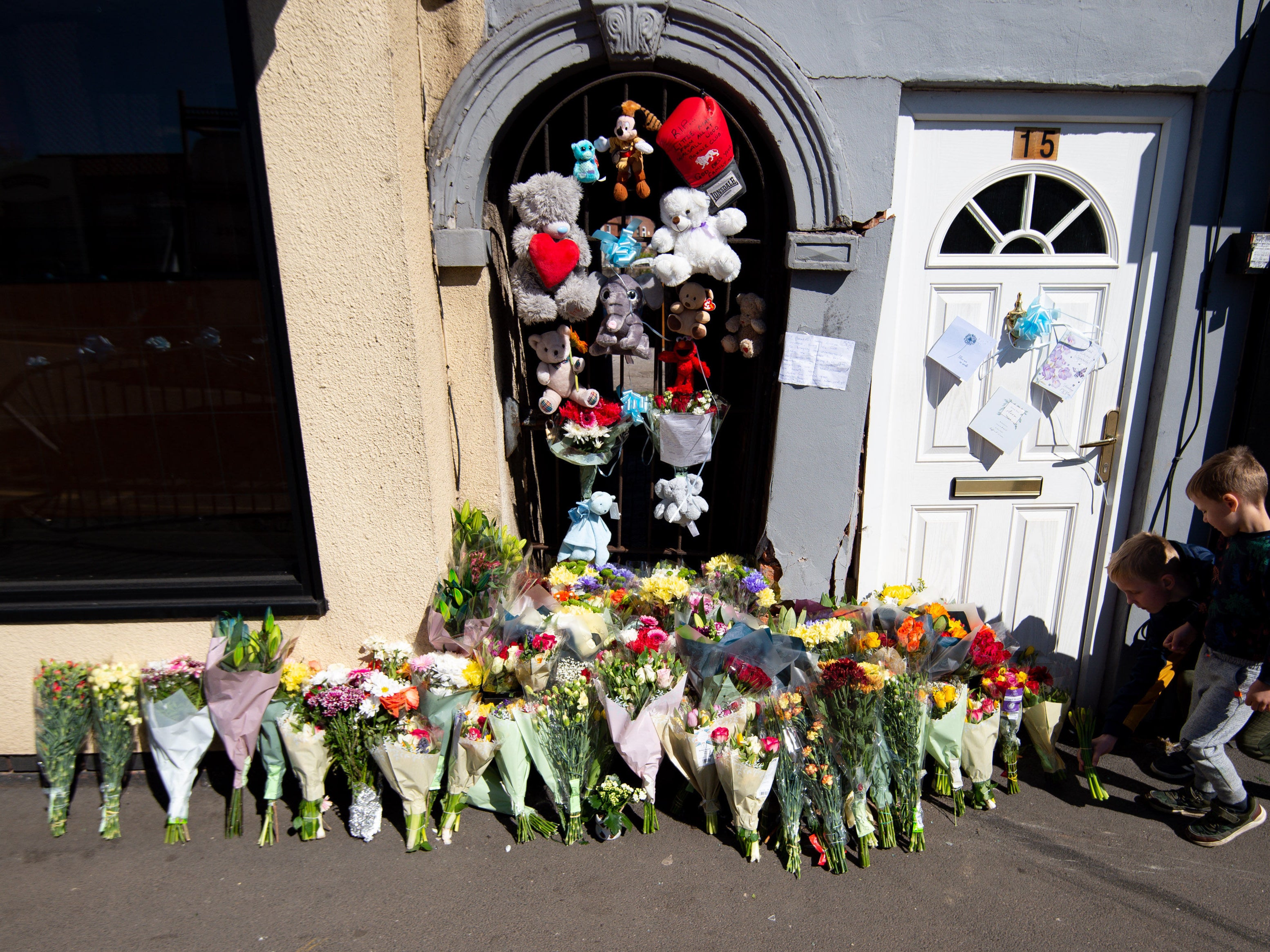 Flowers have been left at the scene to pay tribute to Ciaran and pay respects to his family.