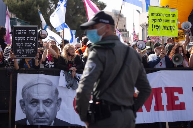 Israel Politics Netanyahu Trial