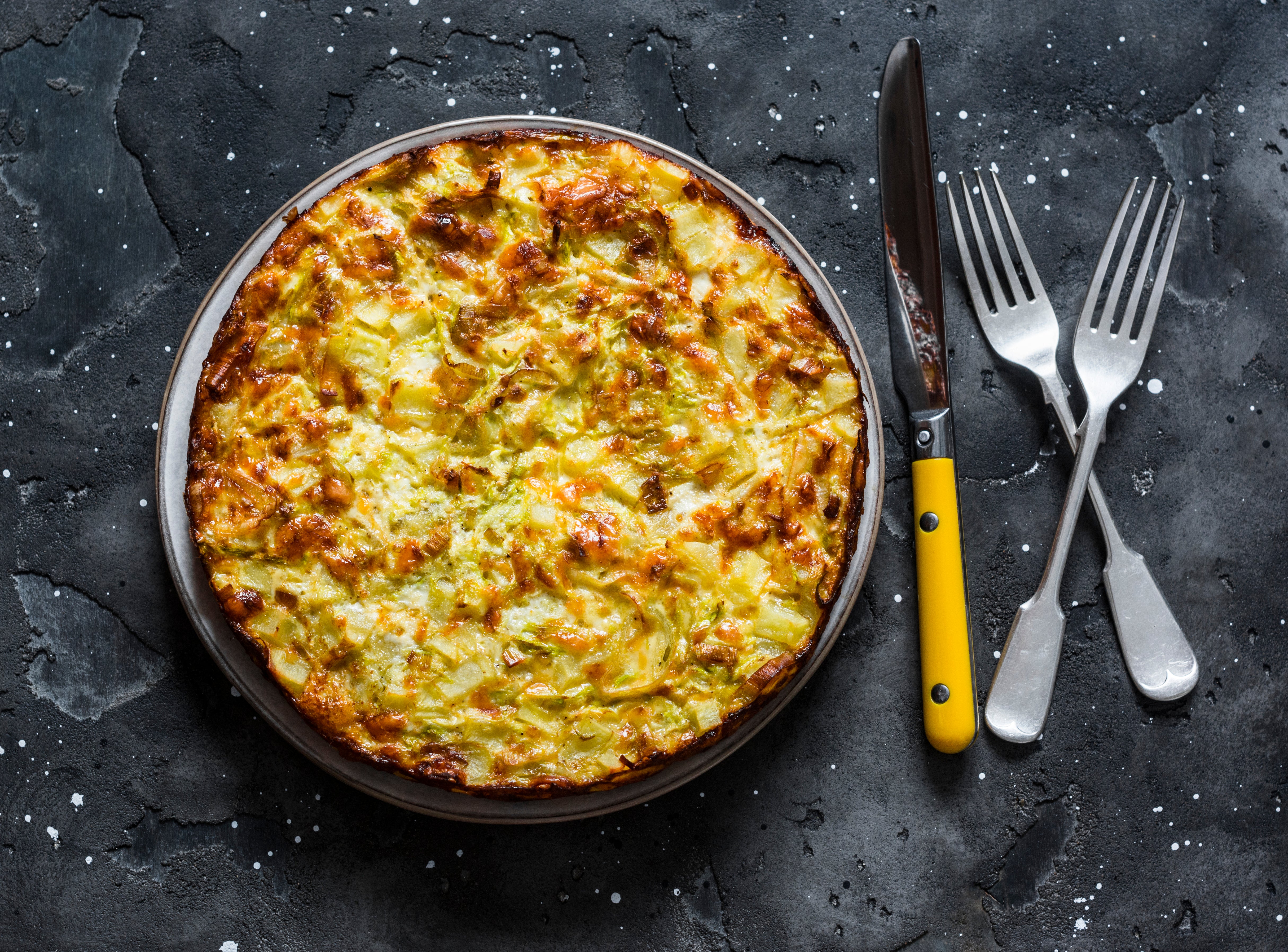 Use up your leftovers from the week with a frittata