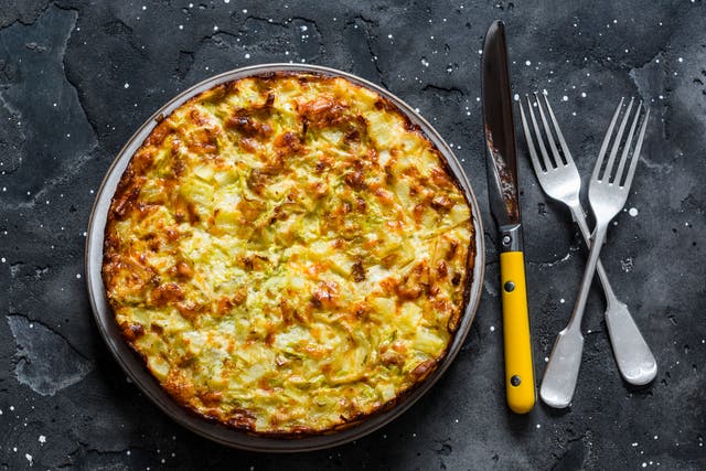 <p>Use up your leftovers from the week with a frittata</p>