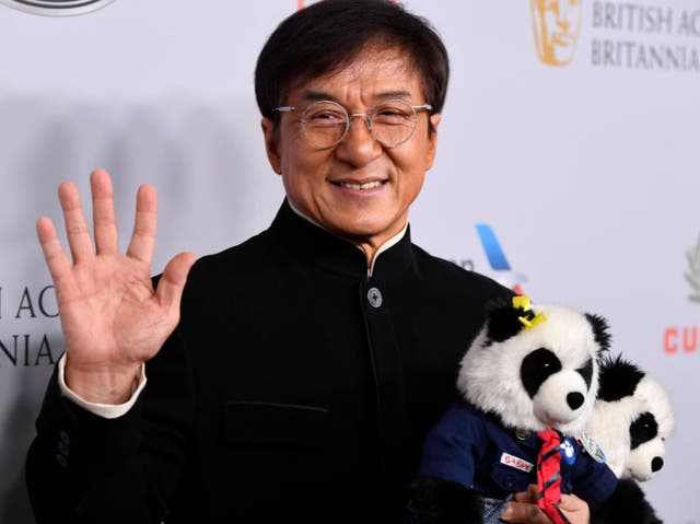 <p>File image: Jackie Chan at the 2019 British Academy Britannia Awards</p>