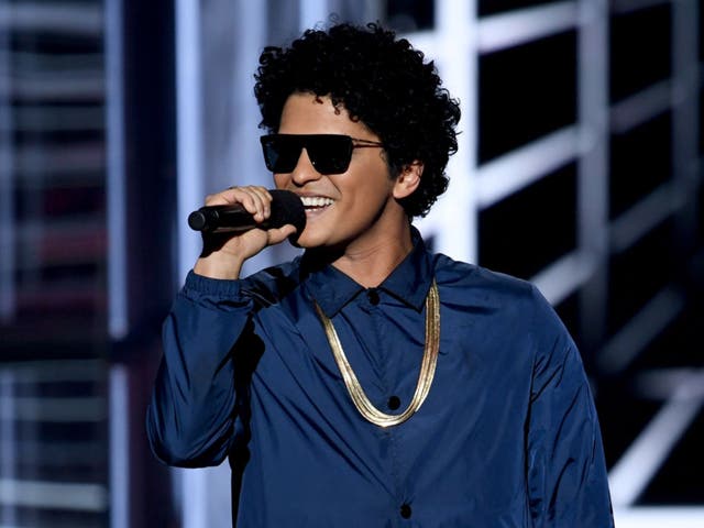 <p>Bruno Mars made another appearance in the top three, collaborating with Lady Gaga on “Die With a Smile.” </p>