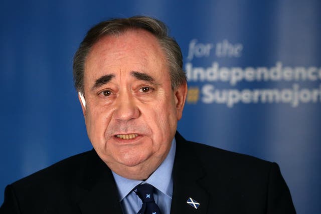<p>Alex Salmond launching Alba’s independence plan</p>