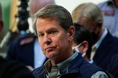 Georgia governor Brian Kemp faces sustained boos at GOP convention after refusing to overturn election results for Trump