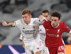 Imperious Toni Kroos outclasses Liverpool in game of yards, rather than inches