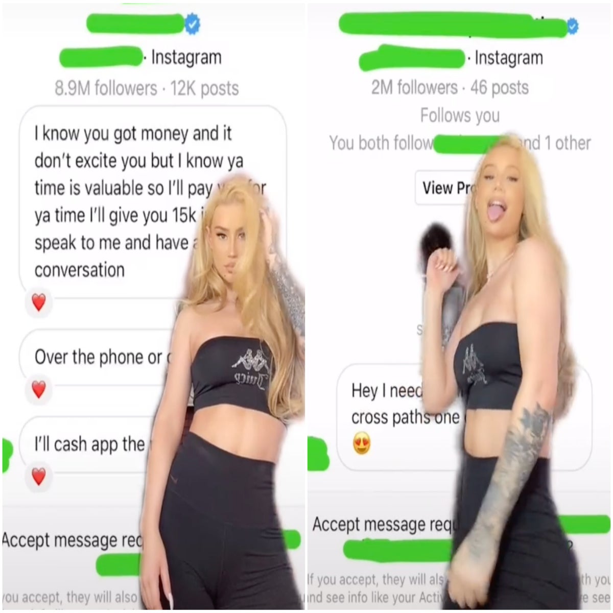 Iggy Azalea Only Fans Leak Iggy Azalea leaks her private Instagram DMs, revealing cash offers for  'conversation' from other celebrities | The Independent