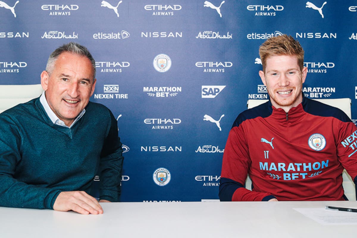 Kevin De Bruyne signs new Manchester City contract until 2025