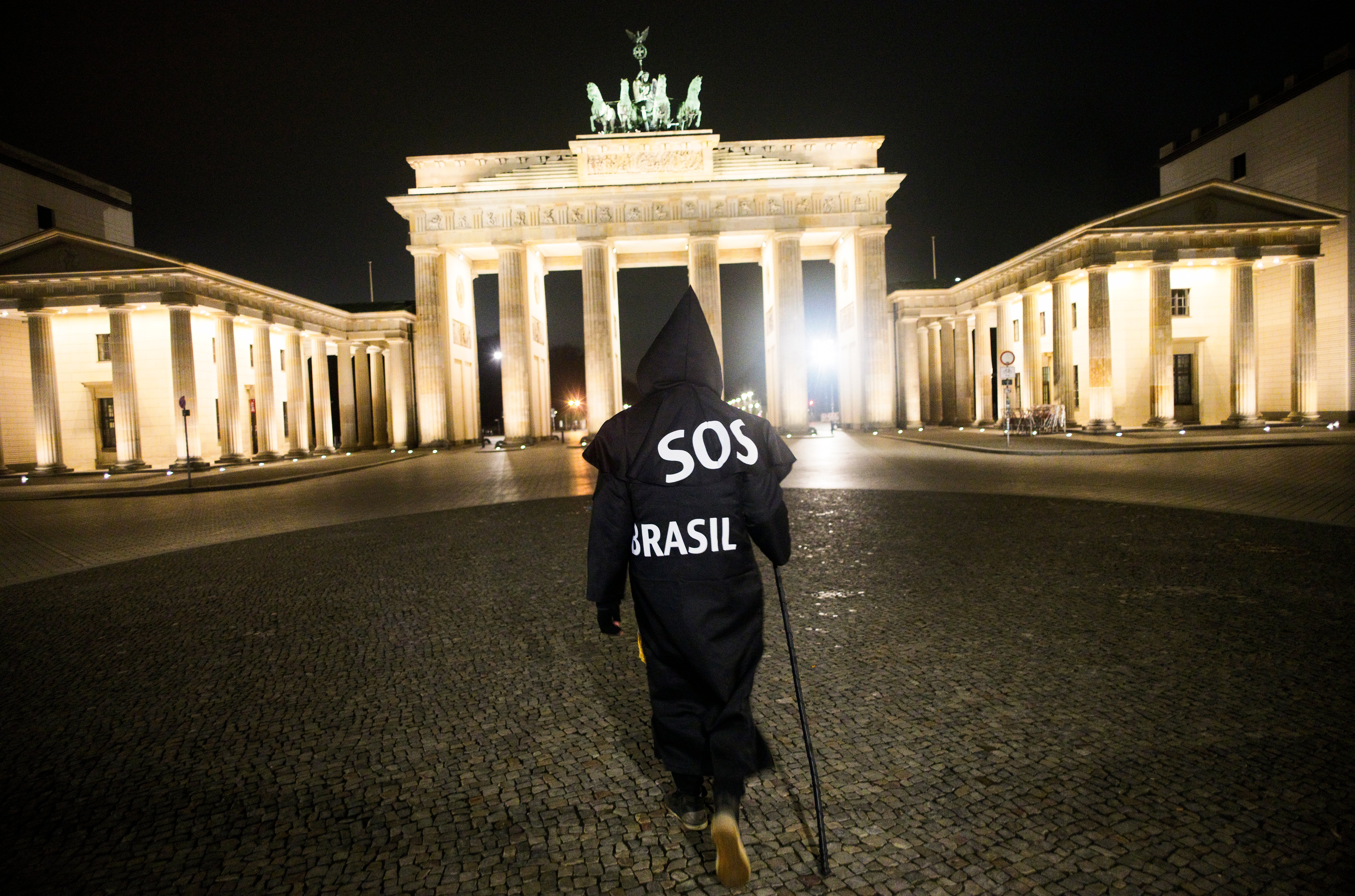 Virus Outbreak Germany Brazilian Activist