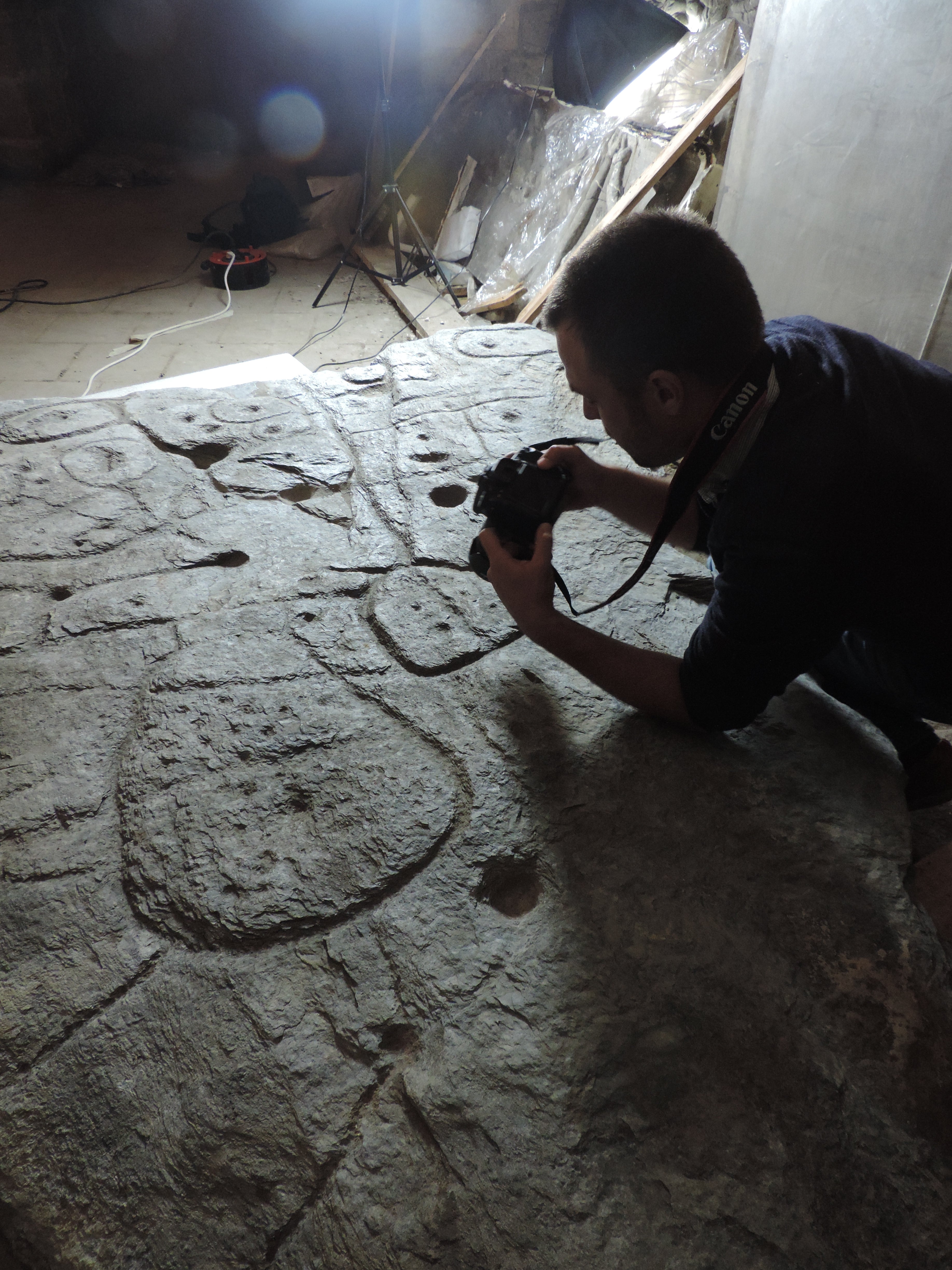 In the cellars of France’s National Archeology Museum where the engravings were photographed in 2017