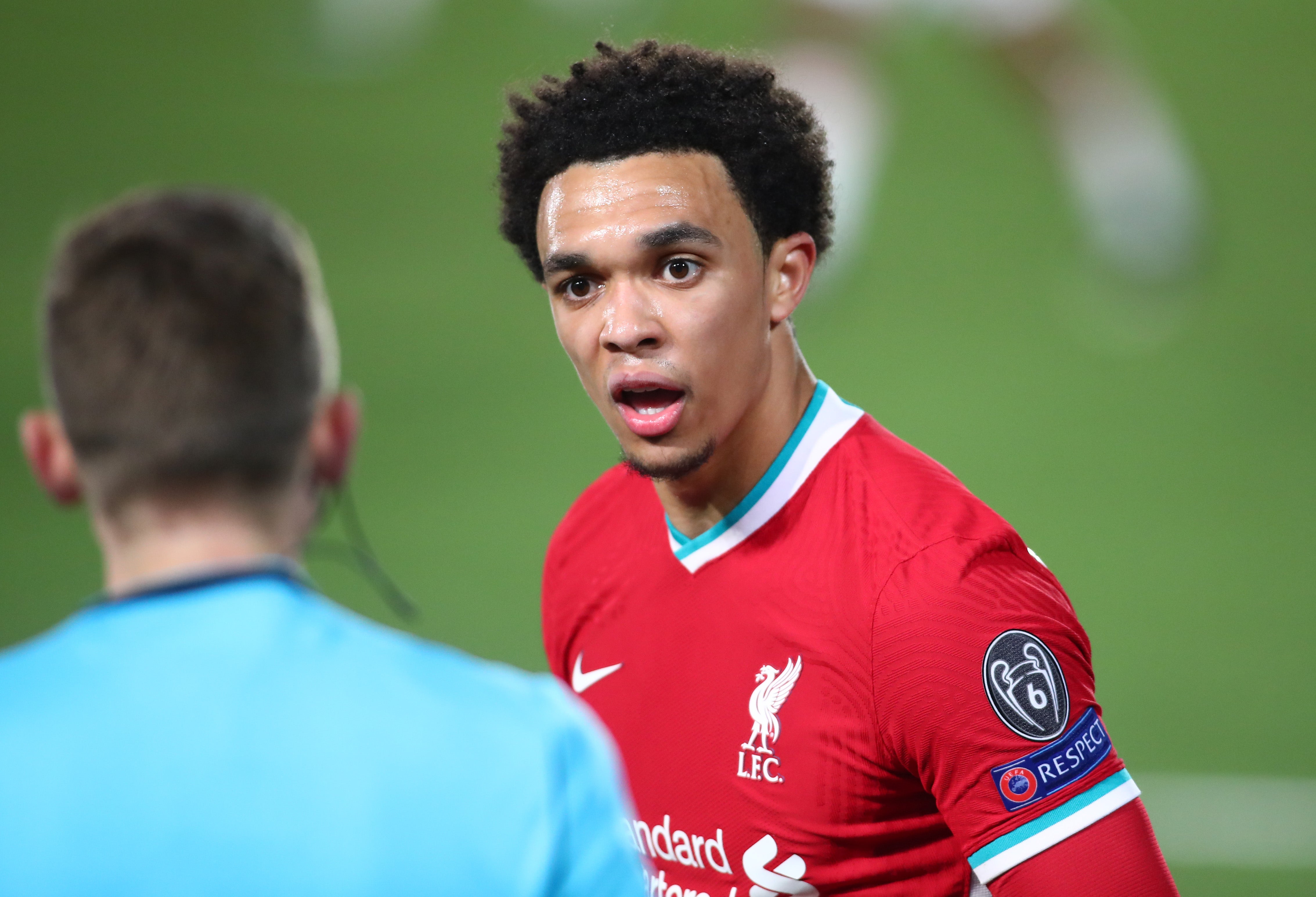 Trent Alexander-Arnold against Real Madrid on Tuesday night
