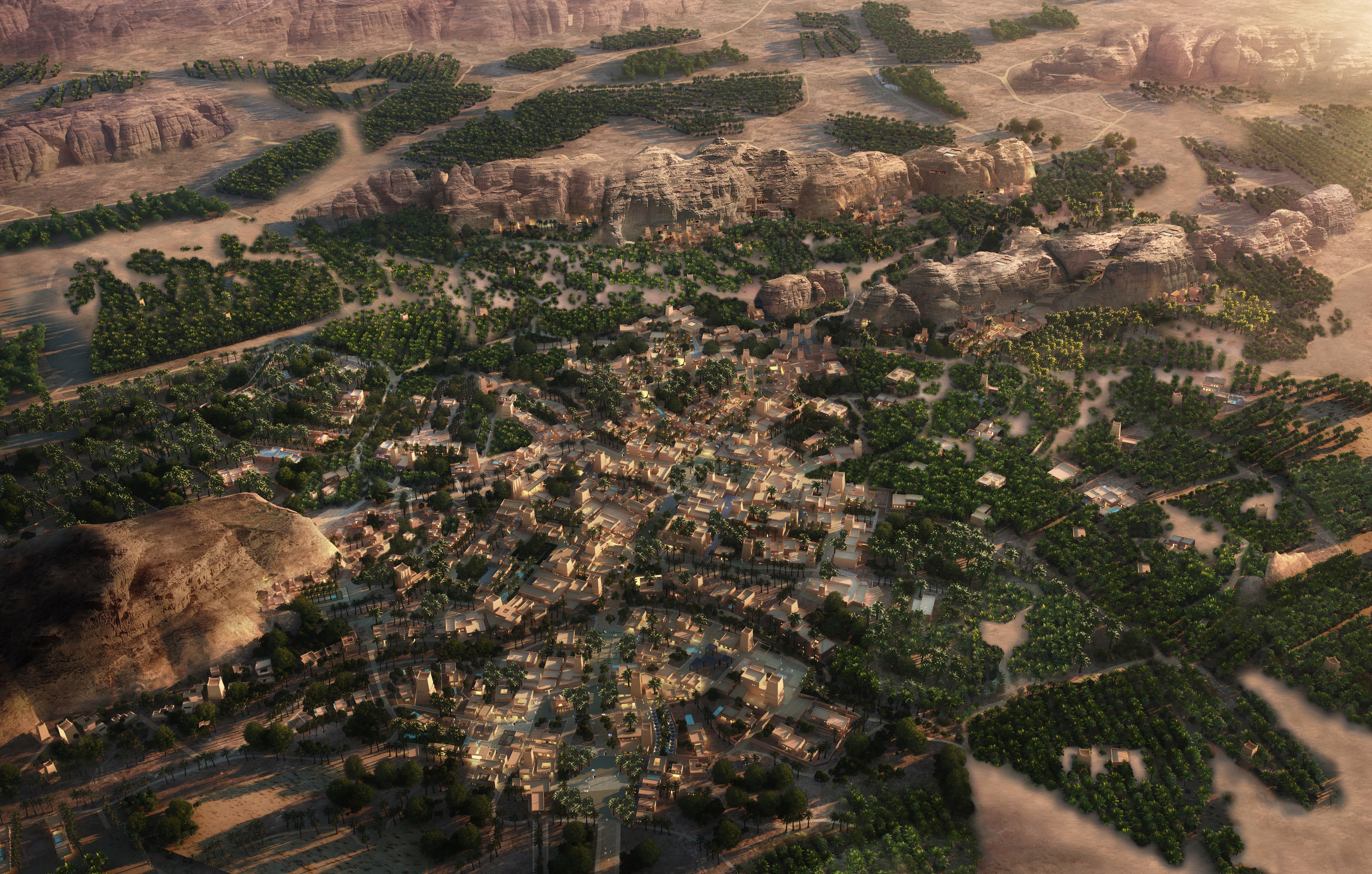 The Nabataean Village will mirror the architecture of Nabataean people from thousands of years ago