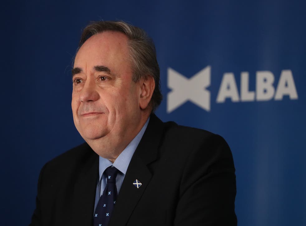 Alex Salmond is the leader of his new pro-independence Alba Party
