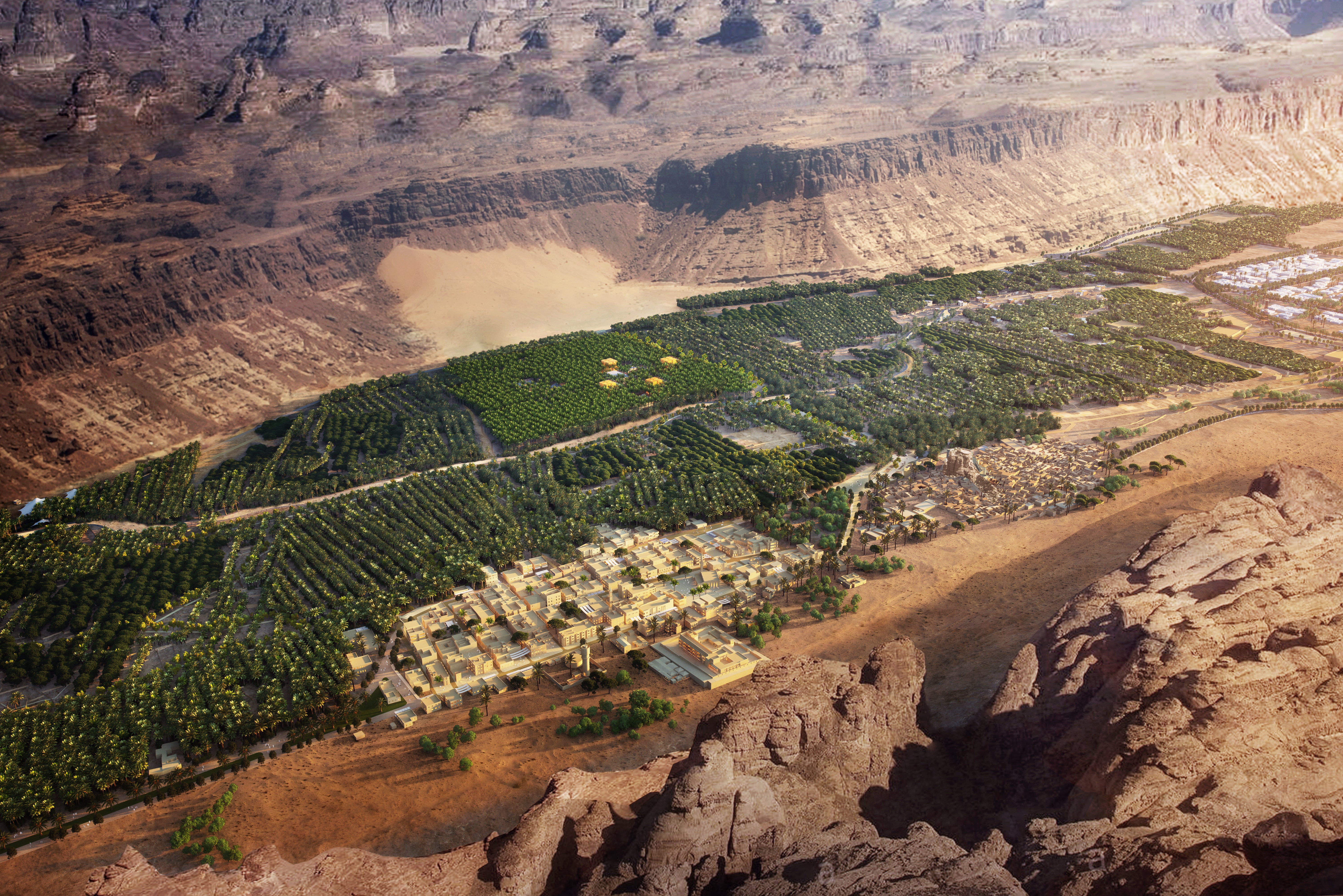 AlUla Old Town is being preserved through the conservation efforts