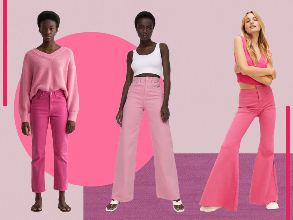 Zara’s pink wide leg jeans are going viral on TikTok | The Independent