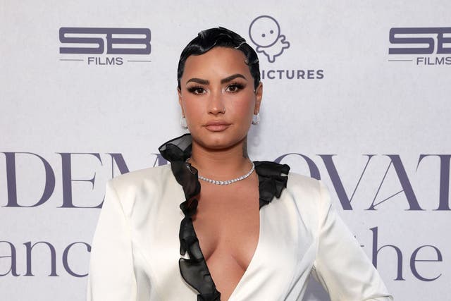 Demi Lovato at the premiere of the documentary ‘Demi Lovato: Dancing With The Devil’ on 22 March 2021 in Beverly Hills, California