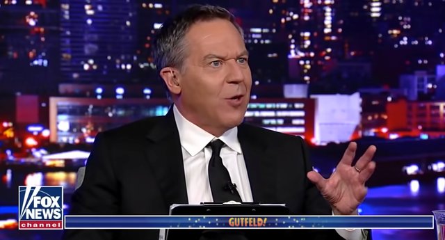 <p>Greg Gutfeld hosts a <em>Fox News</em> comedy show, which for some reason didn’t air on Tuesday night</p>