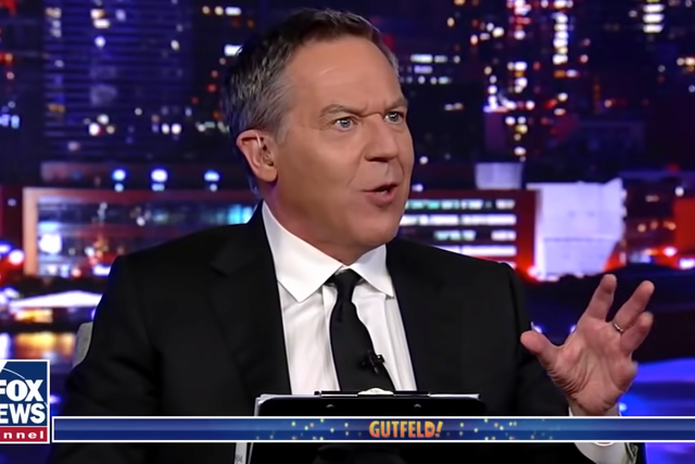 <p>Greg Gutfeld hosts a <em>Fox News</em> comedy show, which for some reason didn’t air on Tuesday night</p>