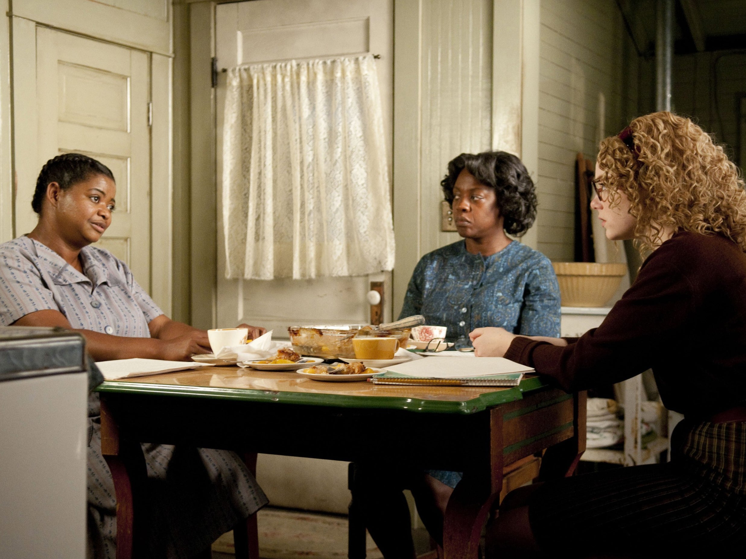 Octavia Spencer, Viola Davis, and Emma Stone in ‘The Help’