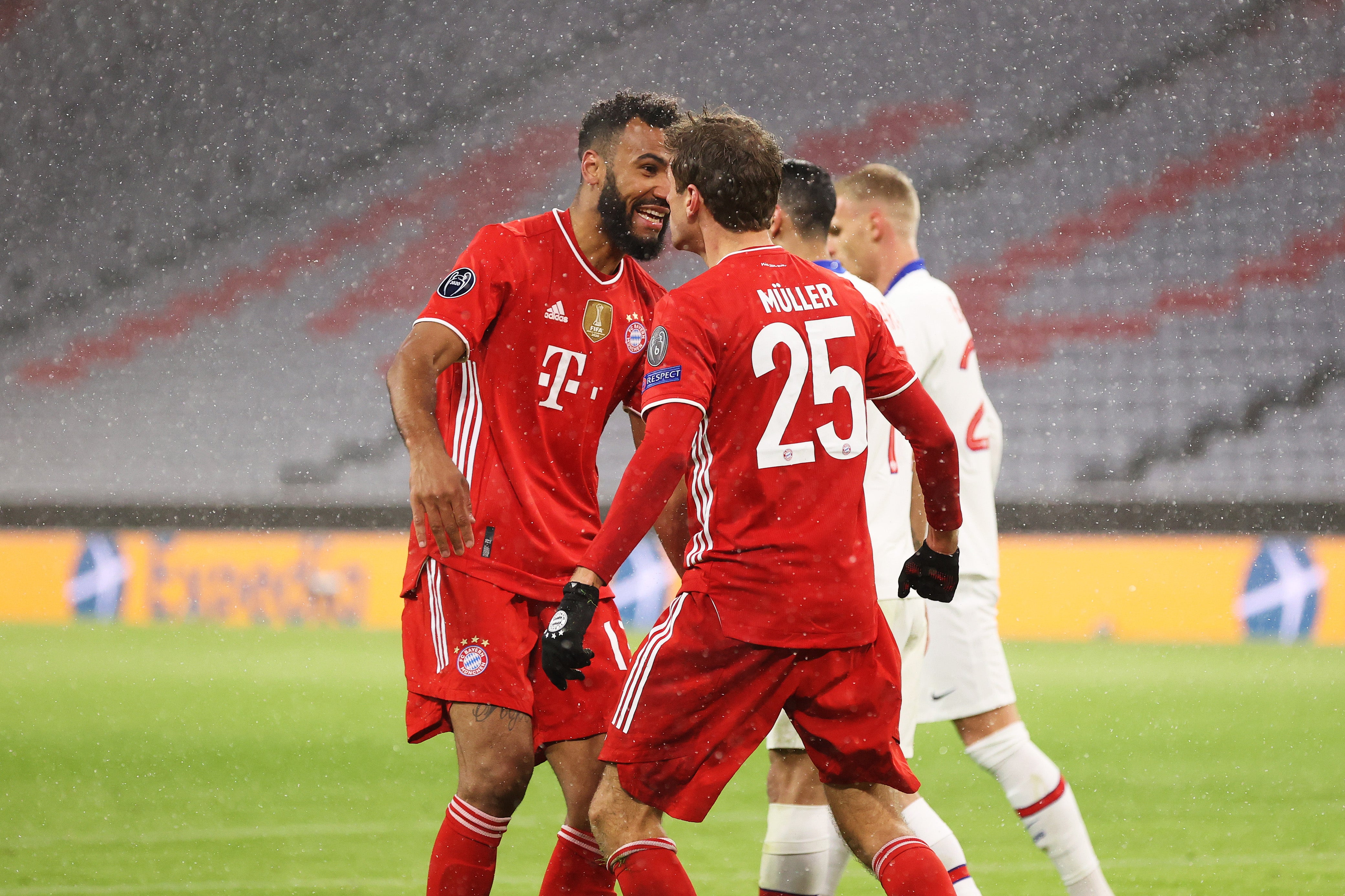 Thomas Muller and Eric Maxim Choupo-Moting scored Bayern’s goals