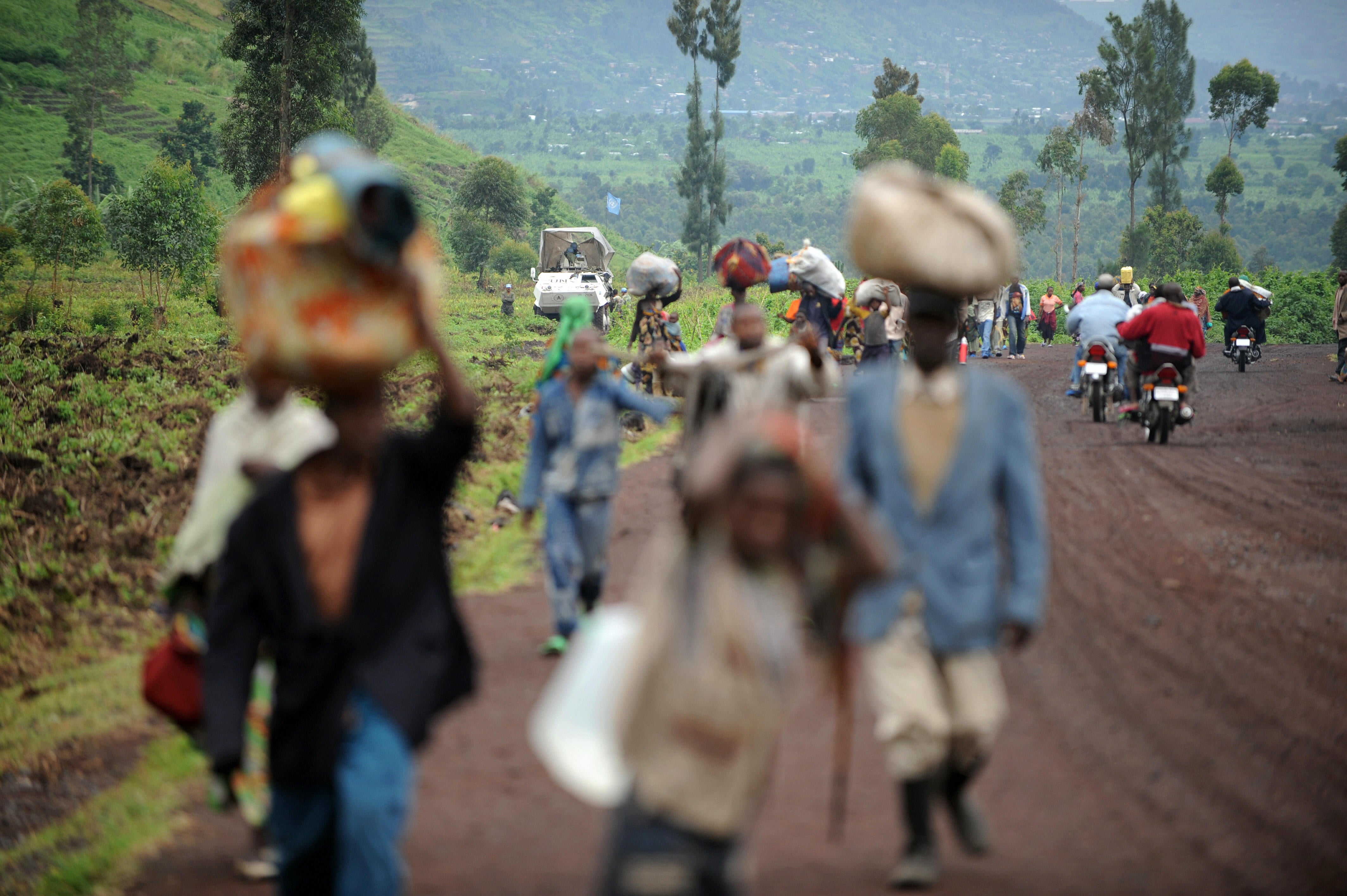 File: Human Rights Watch and Oxfam were among the groups that worked in Goma, Democratic Republic of the Congo after people were displaced by violence in 2008