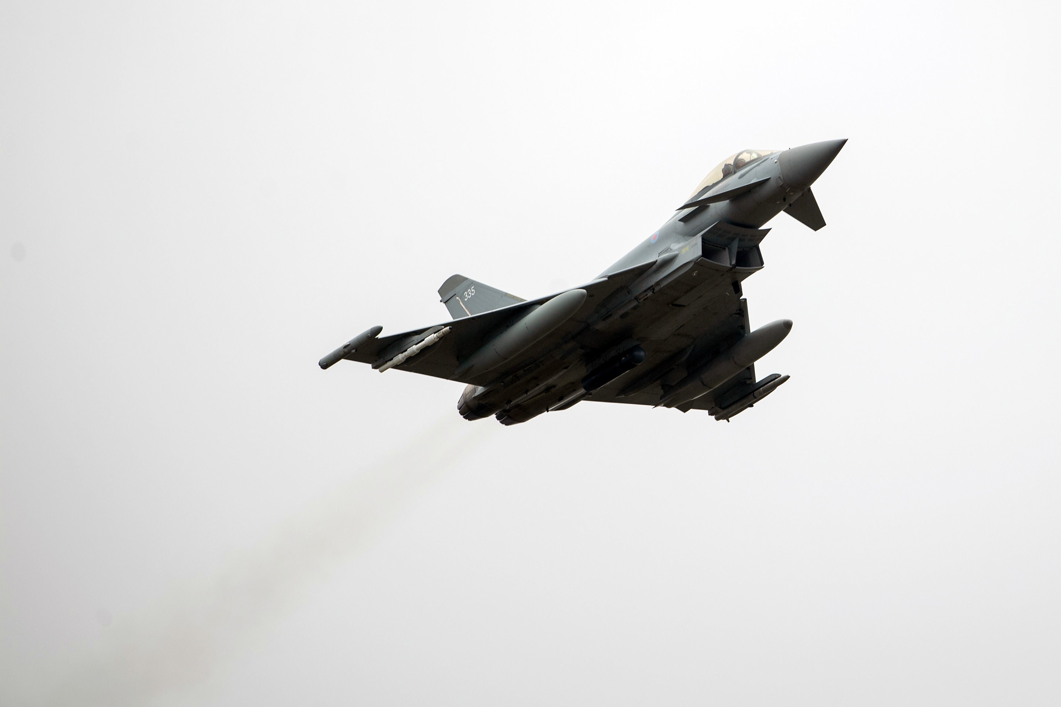 Typhoon FGR4s were used to conduct the air strike, with Storm Shadow missiles being used for the first time in two years