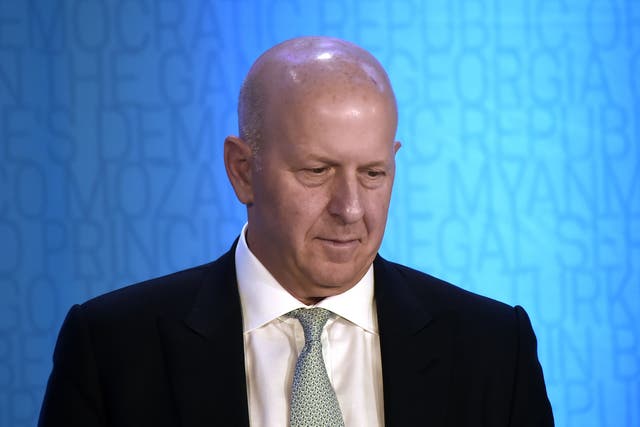 <p>David Solomon, the chair and chief executive of Goldman Sachs</p>