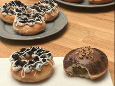 Krispy Kreme launches doughnut with cookie dough centre