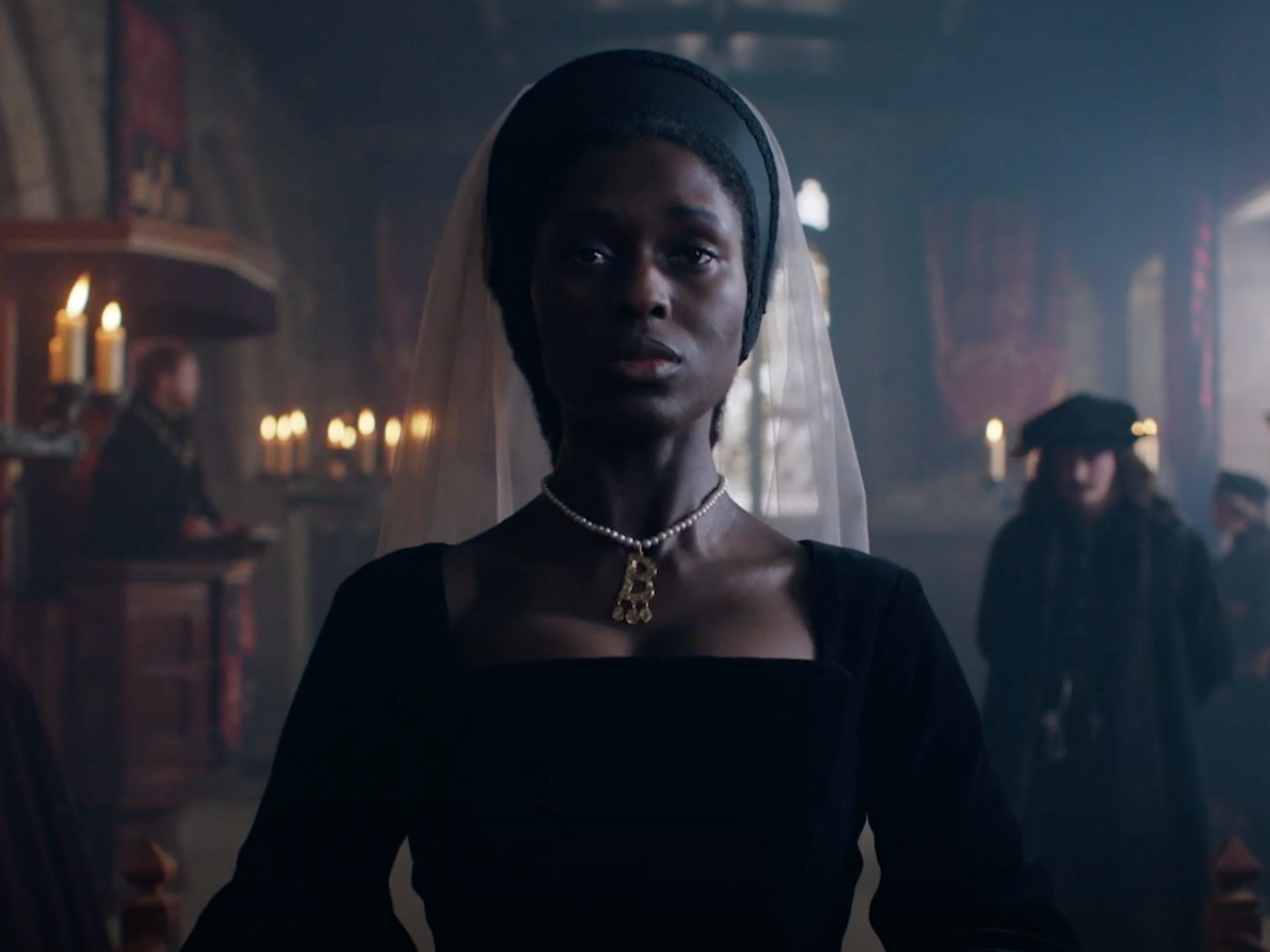 Turner-Smith as Henry VIII’s second wife in Anne Boleyn