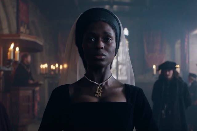 Turner-Smith as Henry VIII’s second wife in Anne Boleyn