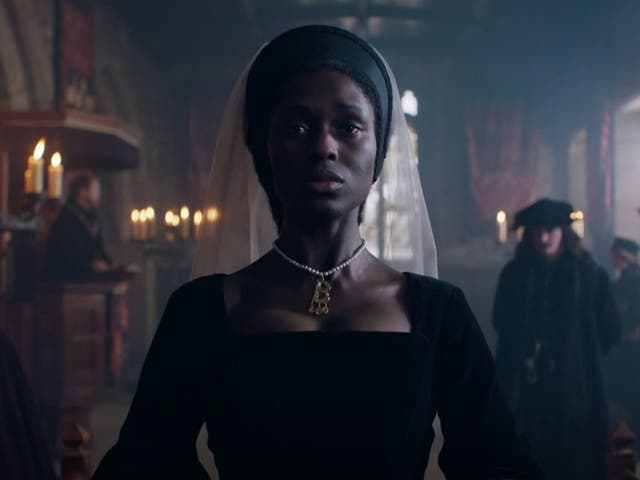 Turner-Smith as Henry VIII’s second wife in Anne Boleyn