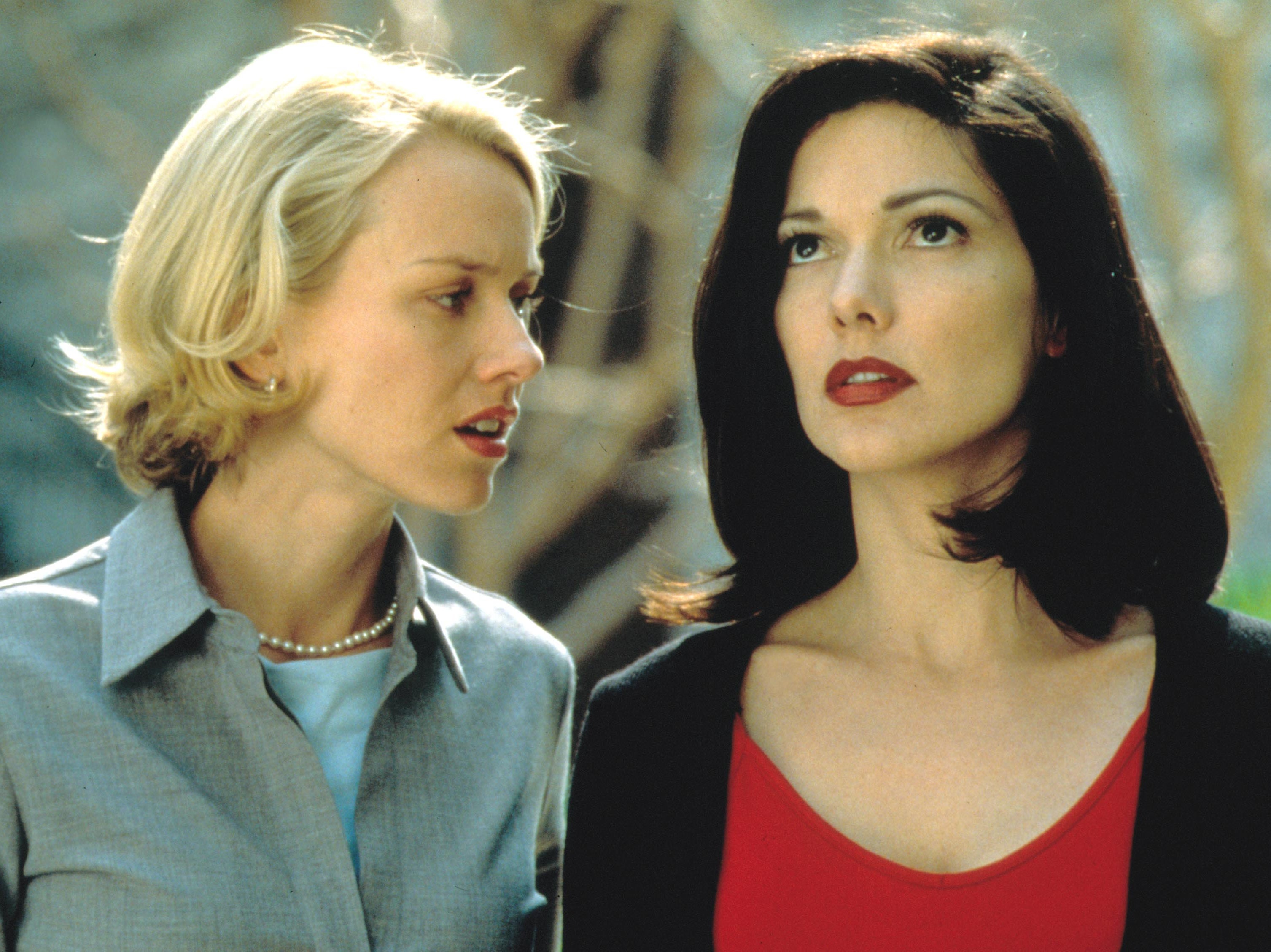 Betty Elms (Naomi Watts, left) and Rita (Laura Elena Harring). The case of ‘Mulholland Drive’ illustrates how absurdly thin the lines between success and failure remain in Hollywood