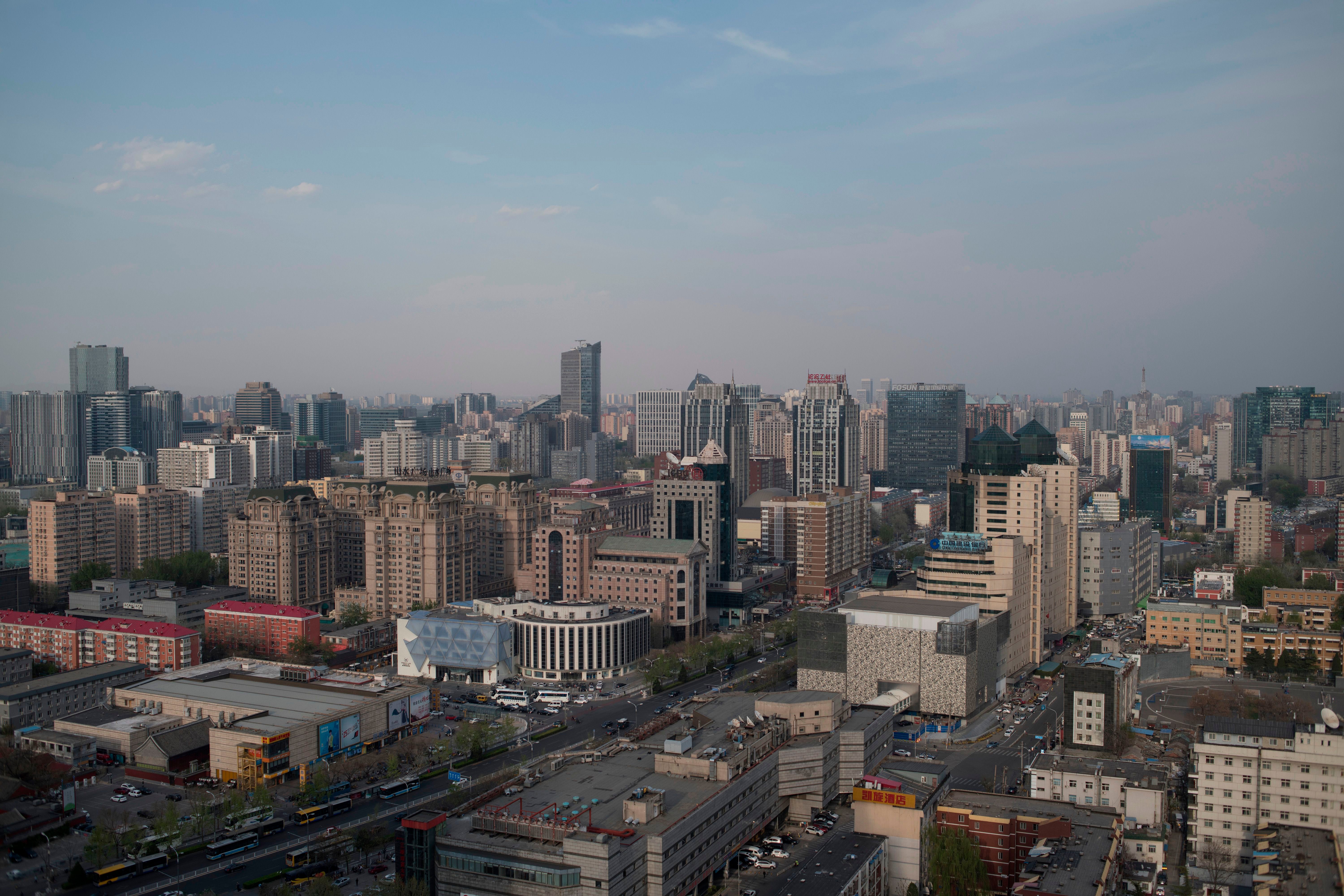 A general view of Beijing on 11 April, 2018. The city added 33 billionaires last year