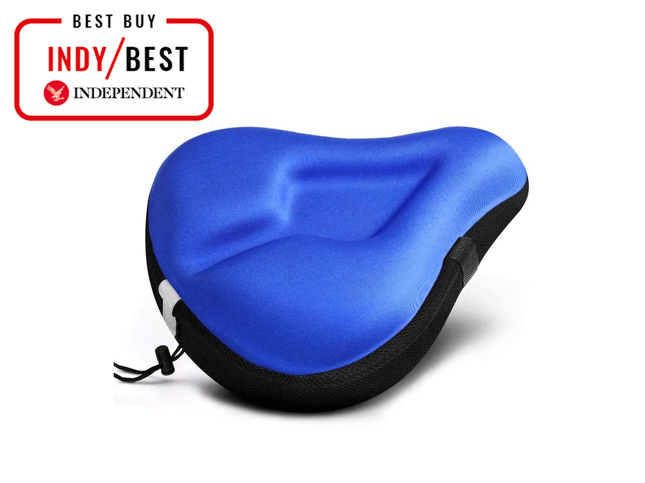 Black VORCOOL Bike Seat Cover,1Pcs Soft Gel Bicycle Seat Bike Saddle Cushion for Women and Men Fits Cruiser and Stationary Bike 