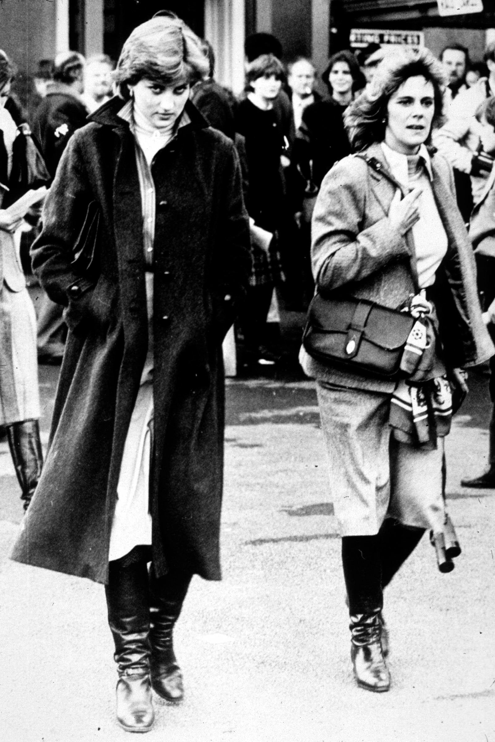 Lady Diana Spencer and Camilla Parker-Bowles together in 1980
