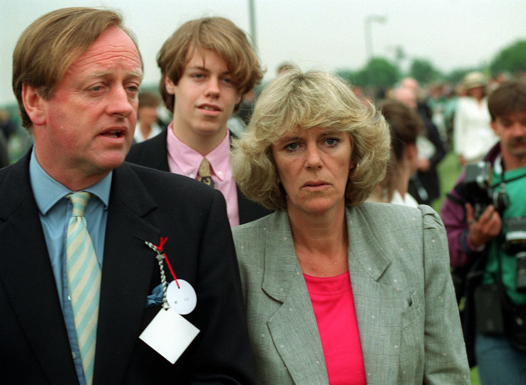 Andrew and Camilla Parker Bowles together in 1992