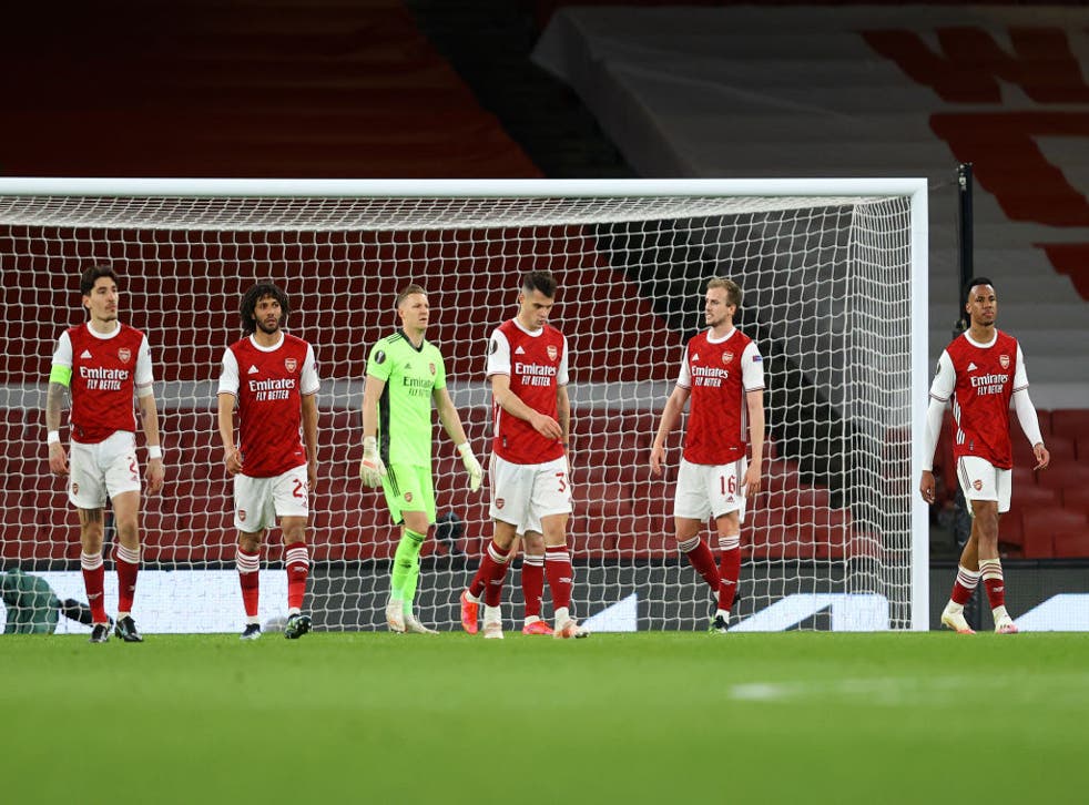 Arsenal vs Slavia Prague result: Player ratings as wasteful Gunners are frustrated by late first-leg equaliser | The Independent