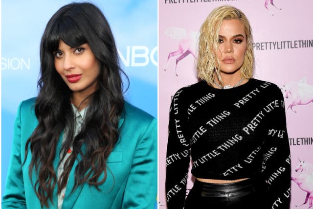 <p>Jameela Jamil tells Khloé Kardashian to ‘stop editing photos’ and ‘be a role model for self-acceptance’</p>