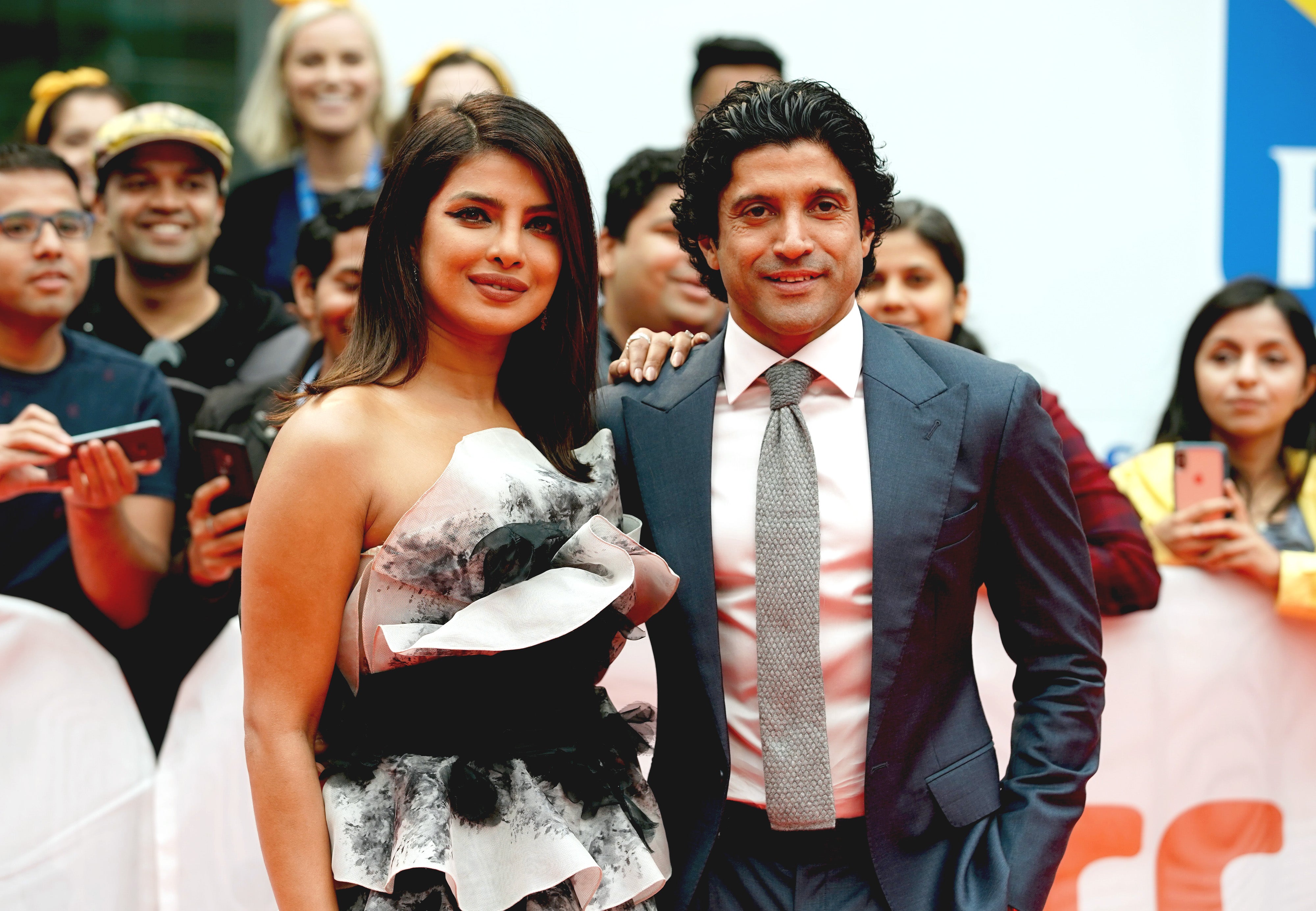 File image: Priyanka Chopra Jonas and Farhan Akhtar attend "The Sky Is Pink" premiere during the 2019 Toronto International Film Festival