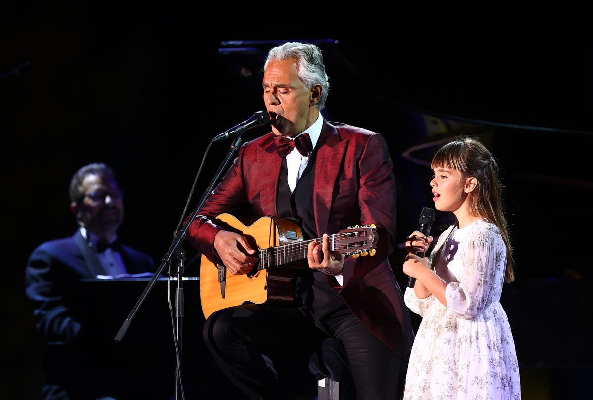 Tenor Andrea Bocelli performs live in AlUla The Independent