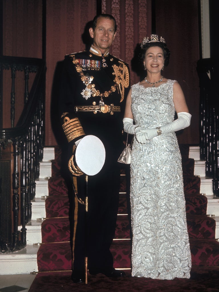 20th November 1972: Queen Elizabeth II and Prince Philip Duke of Edinburgh on the occasion of their 25th silver wedding anniversary celebrations held at Buckingham Palace