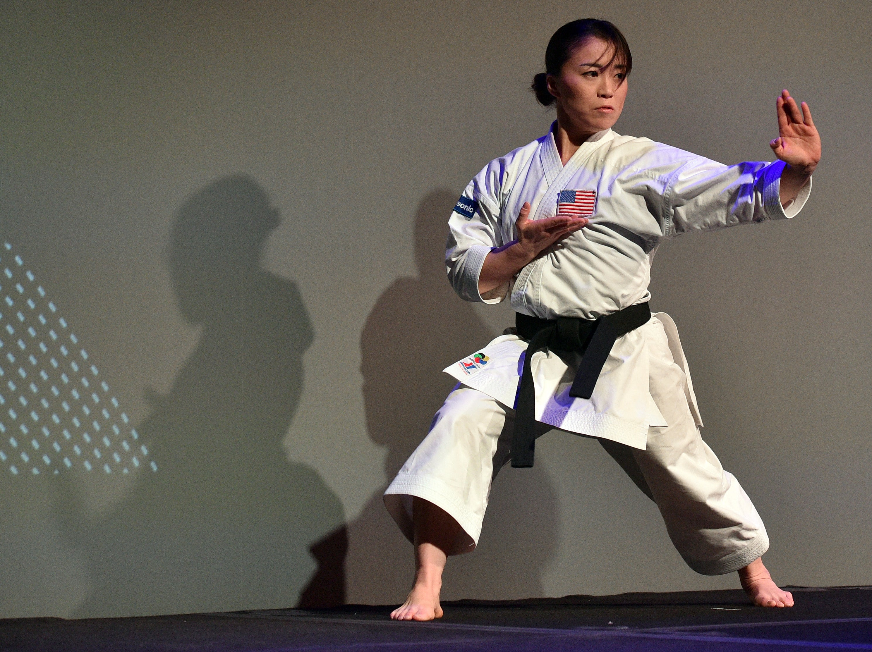 Sakura Kokumai, an American karate champion, says a stranger hurled racial slurs at her in a California park