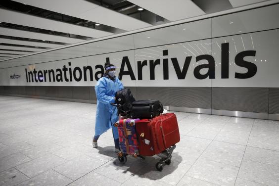 Daily arrivals into the UK can reach as high as 20,000