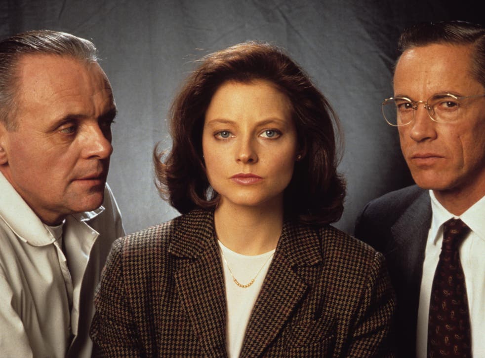 Jodie Foster, Anthony Hopkins dhe Scott Glenn nga The Silence of the Lambs